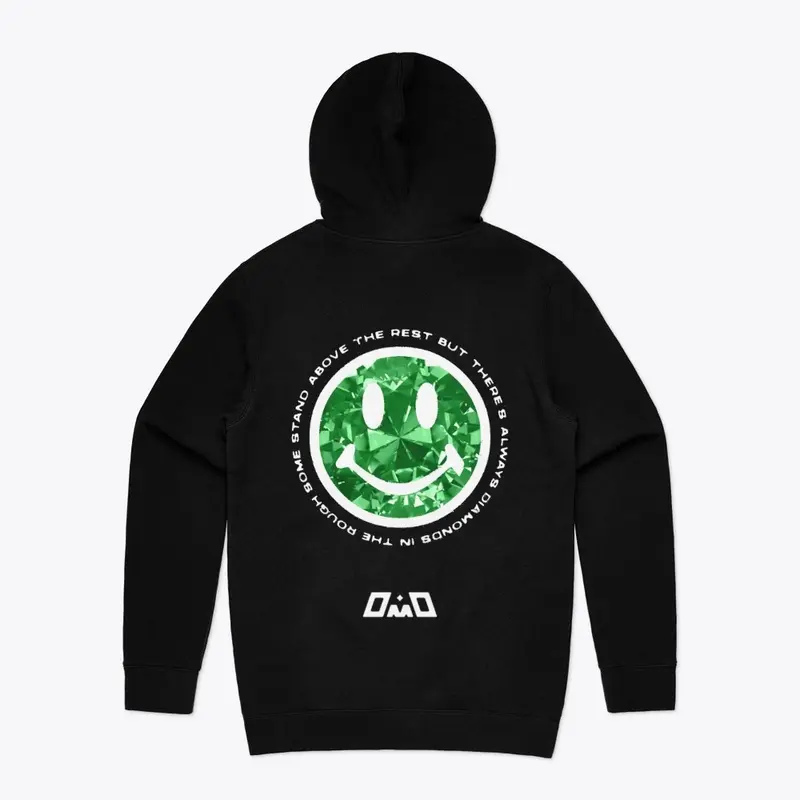 Green Smiley Hoodie