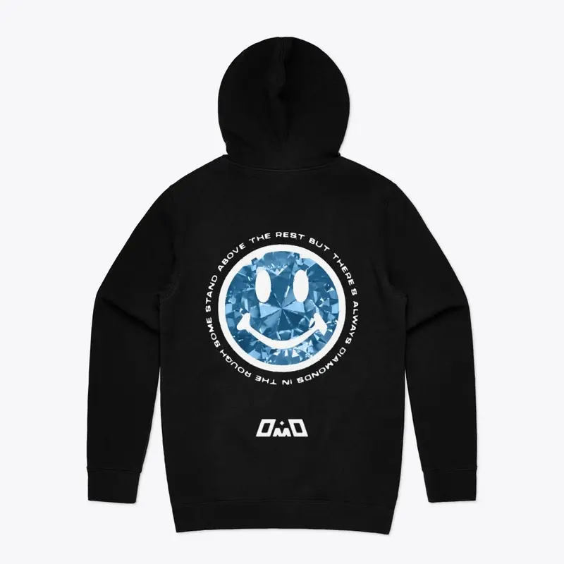 Blue Smiley Hoodie